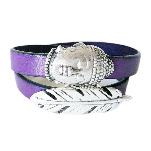 The Snake Skin Double Wrap Bracelet